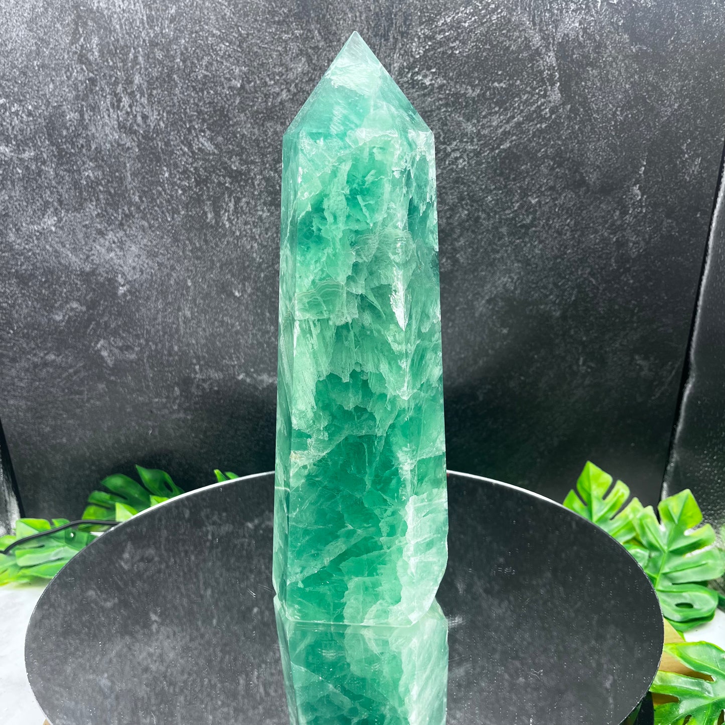 XL Green Fluorite Tower