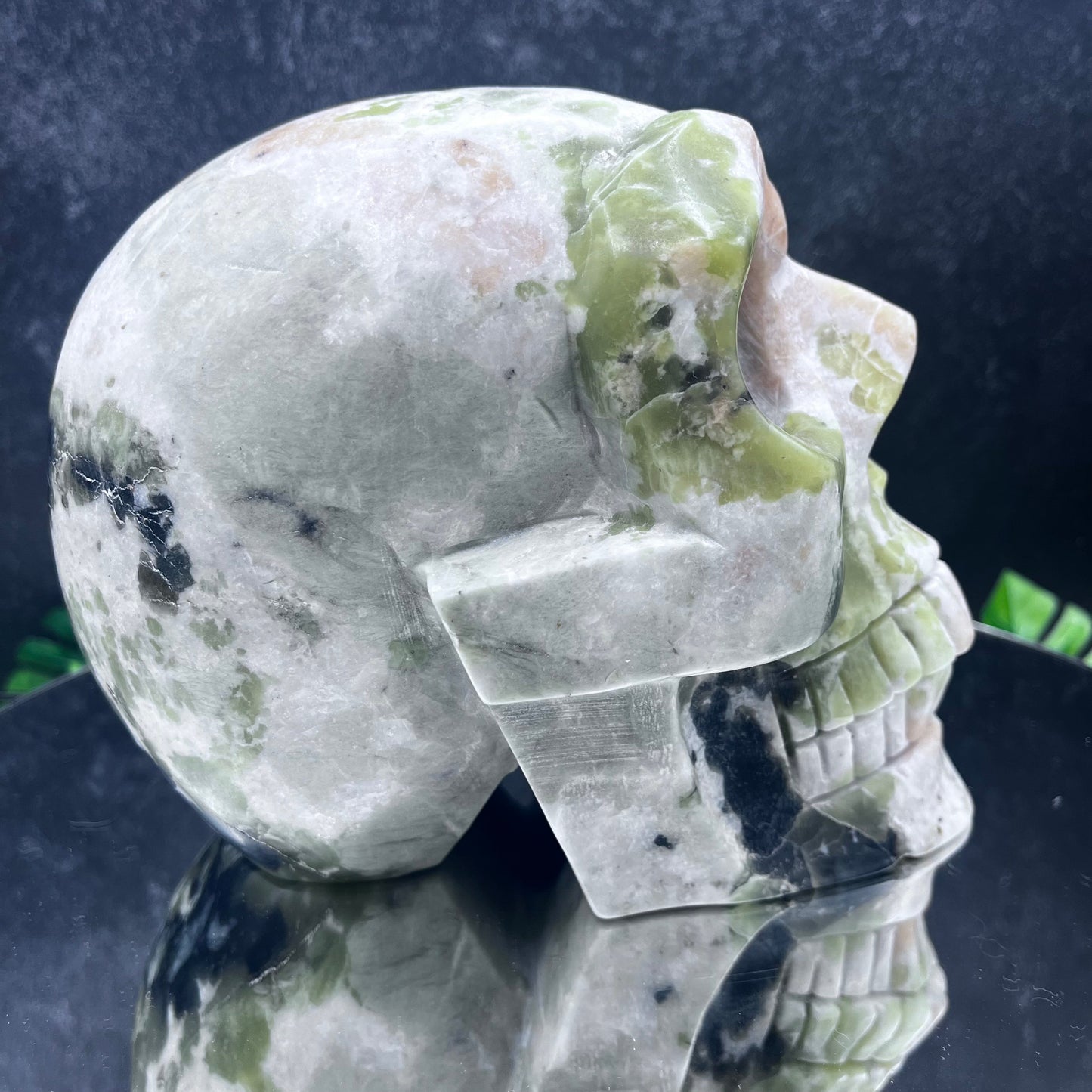 XL Colorful Calcite Skull