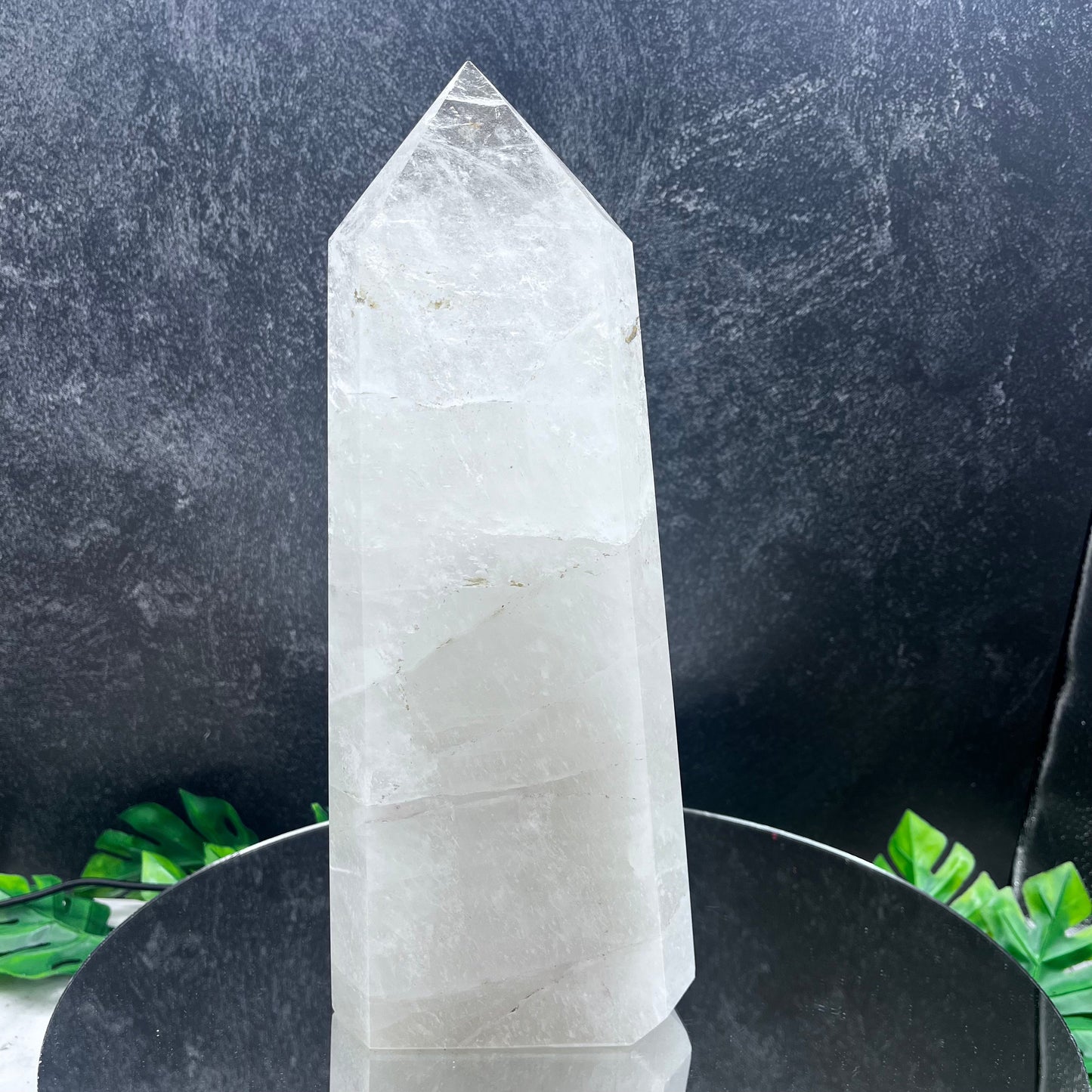 Large Clear Quartz Tower