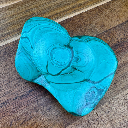 Malachite Sphere with Holder