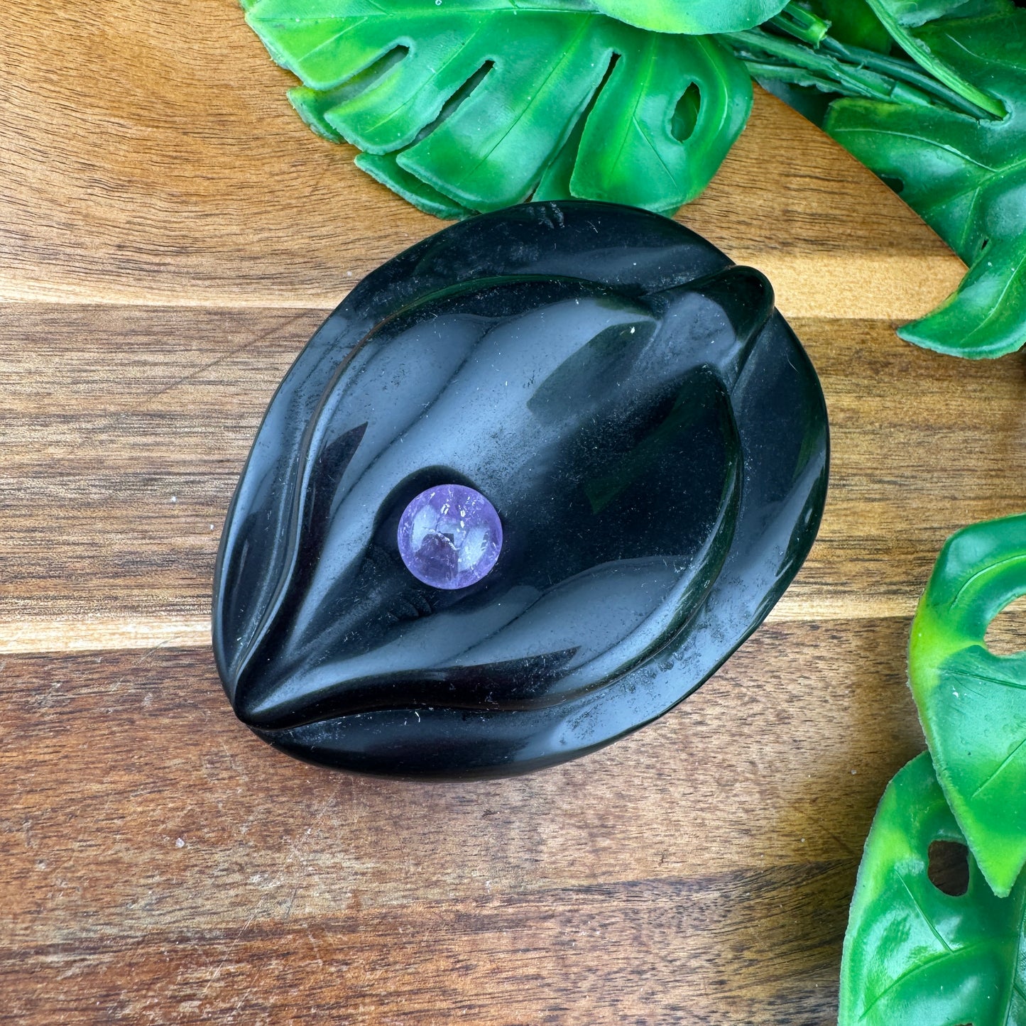 Black Obsidian Flower of Life