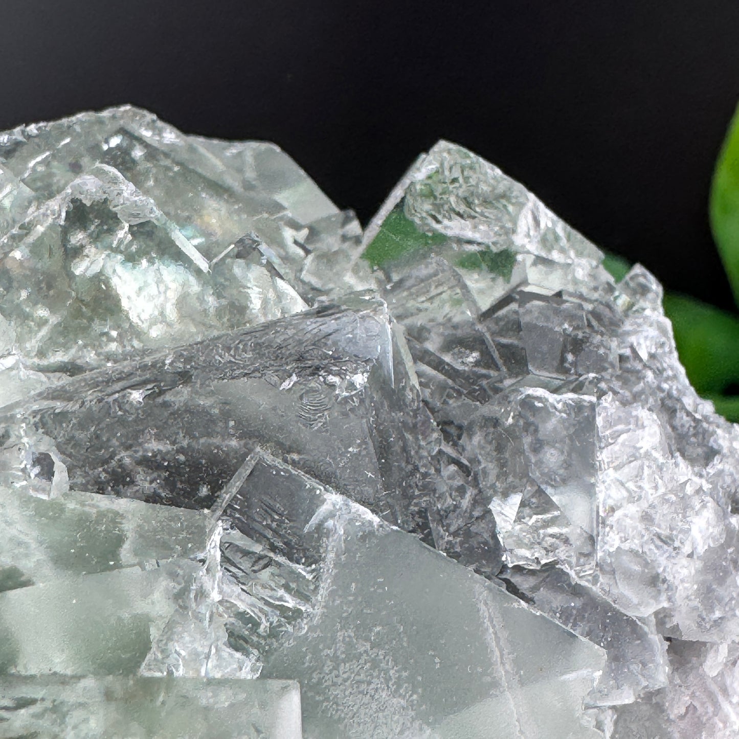 Chunky Glassy Green Fluorite Specimen