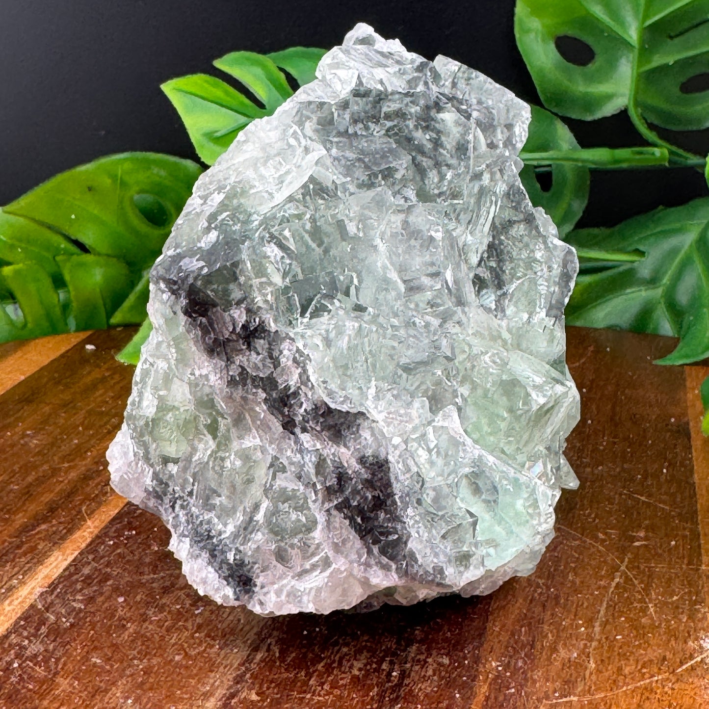 Chunky Glassy Green Fluorite Specimen
