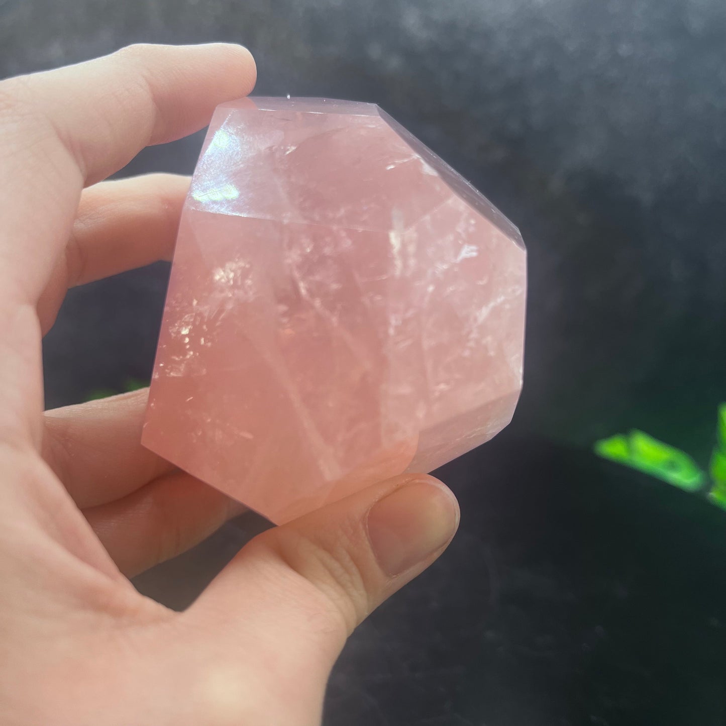 Mozambique Rose Quartz Freeform
