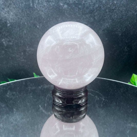 Light Pink Rose Quartz Sphere