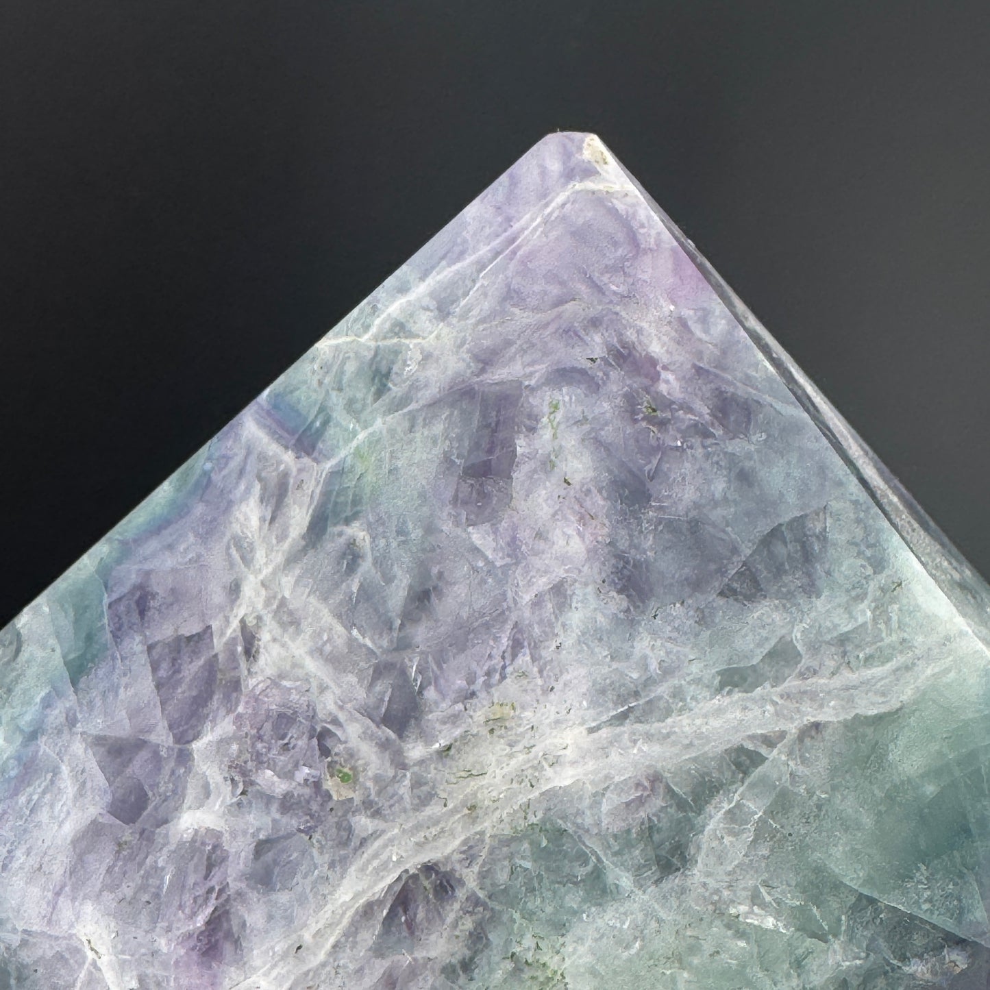 Chunky Rainbow Fluorite Tower