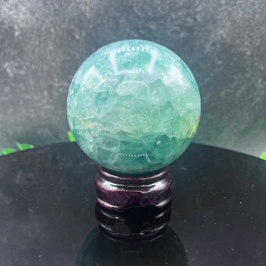 Green Fluorite Sphere