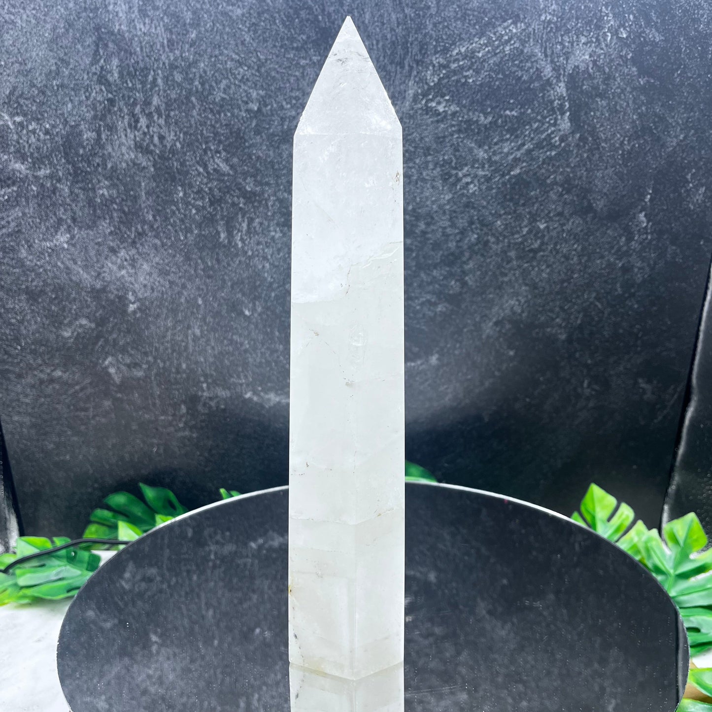 Large Clear Quartz Tower