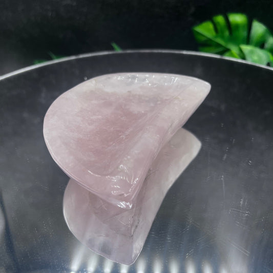 Rose Quartz Moon Bowl