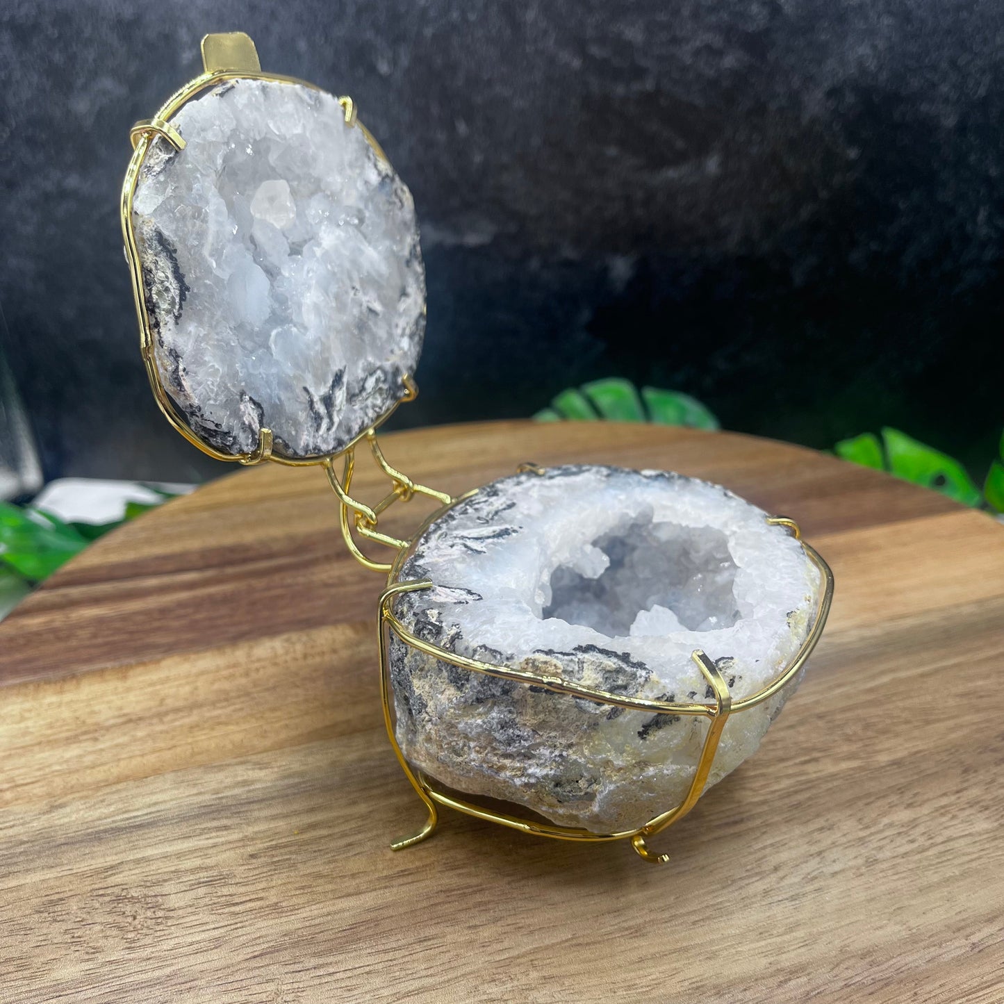 Druzy Agate Bowl