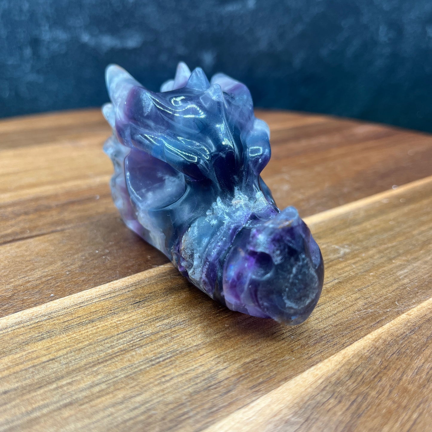 Rainbow Fluorite Dragon