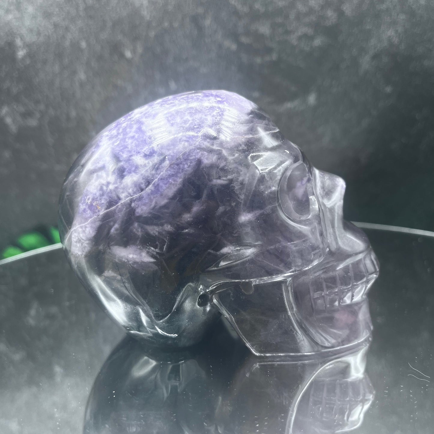Rainbow Fluorite Skull