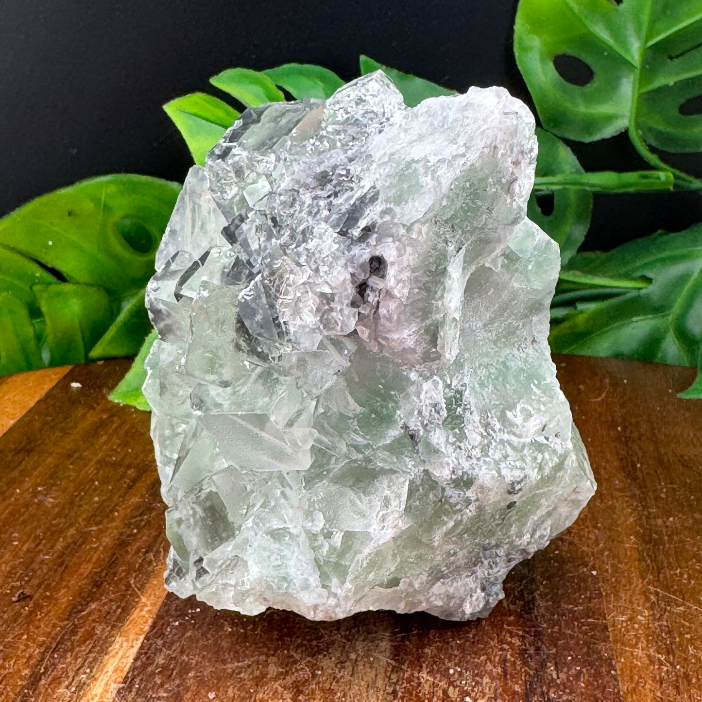 Chunky Glassy Green Fluorite Specimen