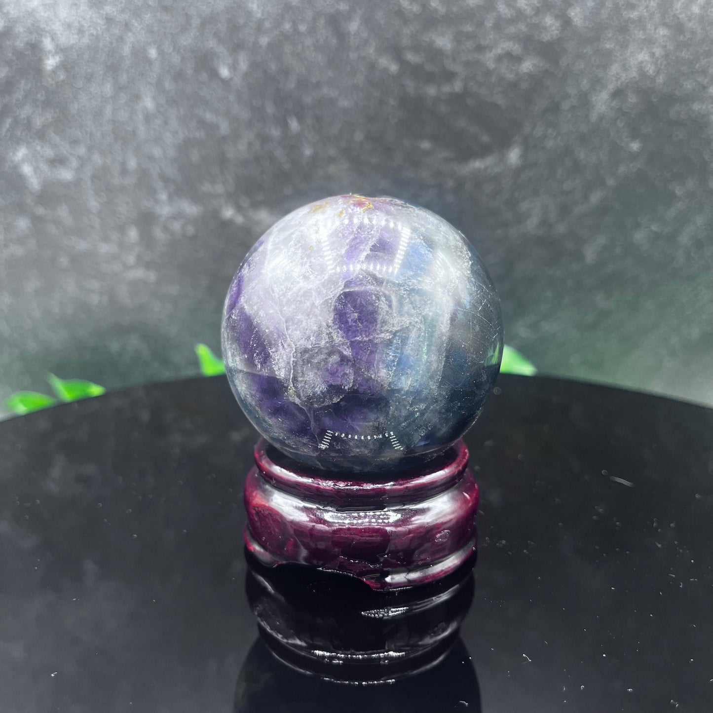 HQ Rainbow Fluorite Sphere