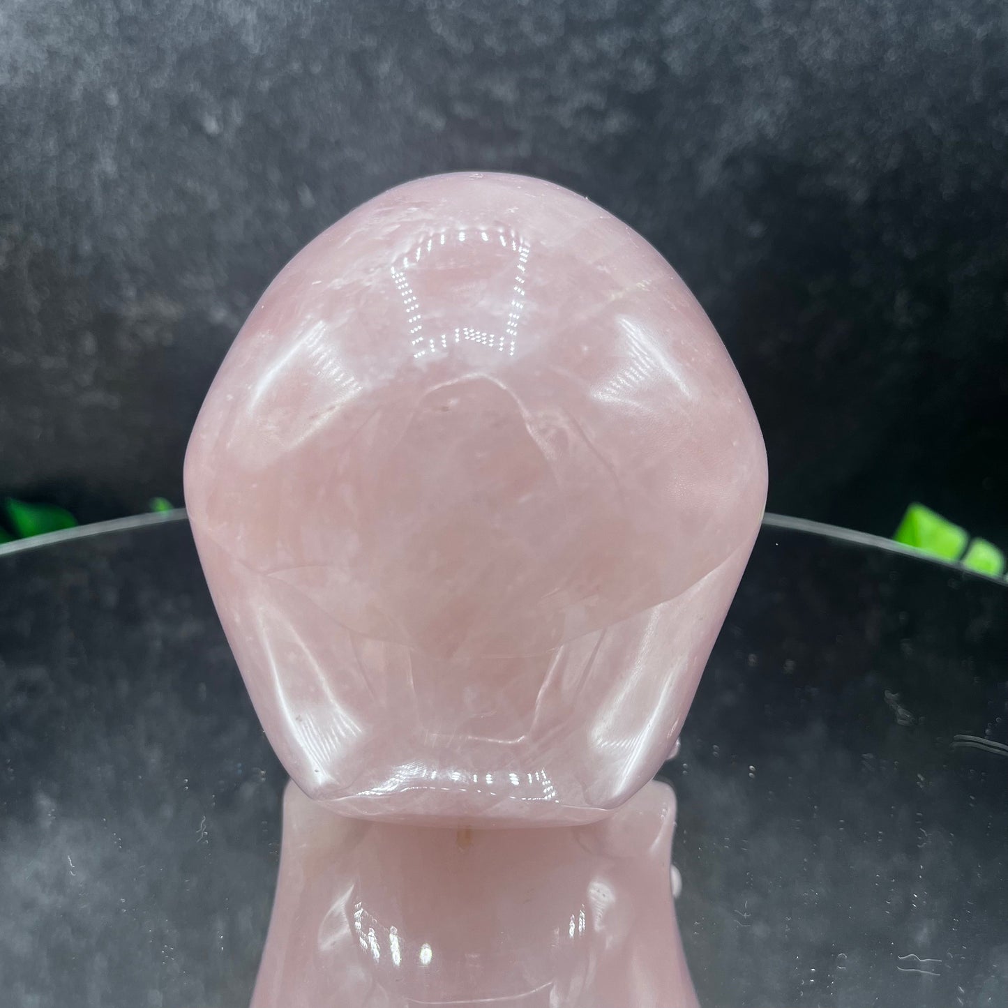 Rose Quartz Skull
