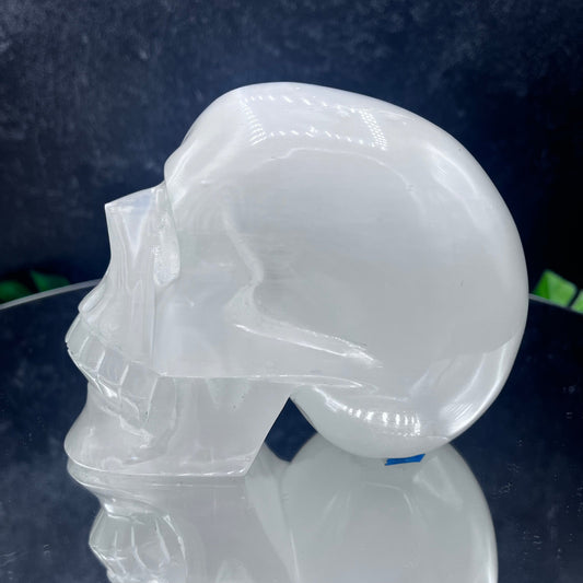 Selenite Skull