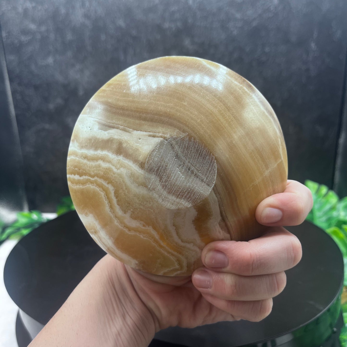 Banded Calcite Bowl