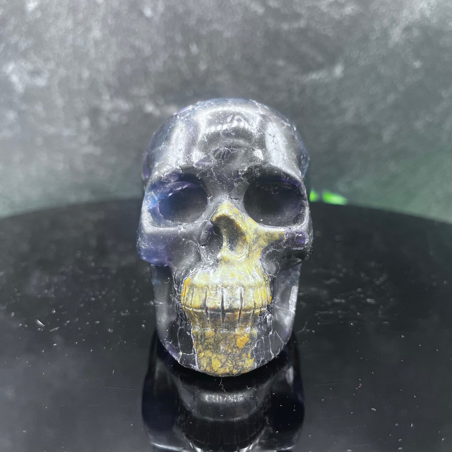 Purple Fluorite Skull