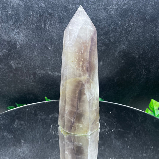 Smoky Purple Fluorite Tower