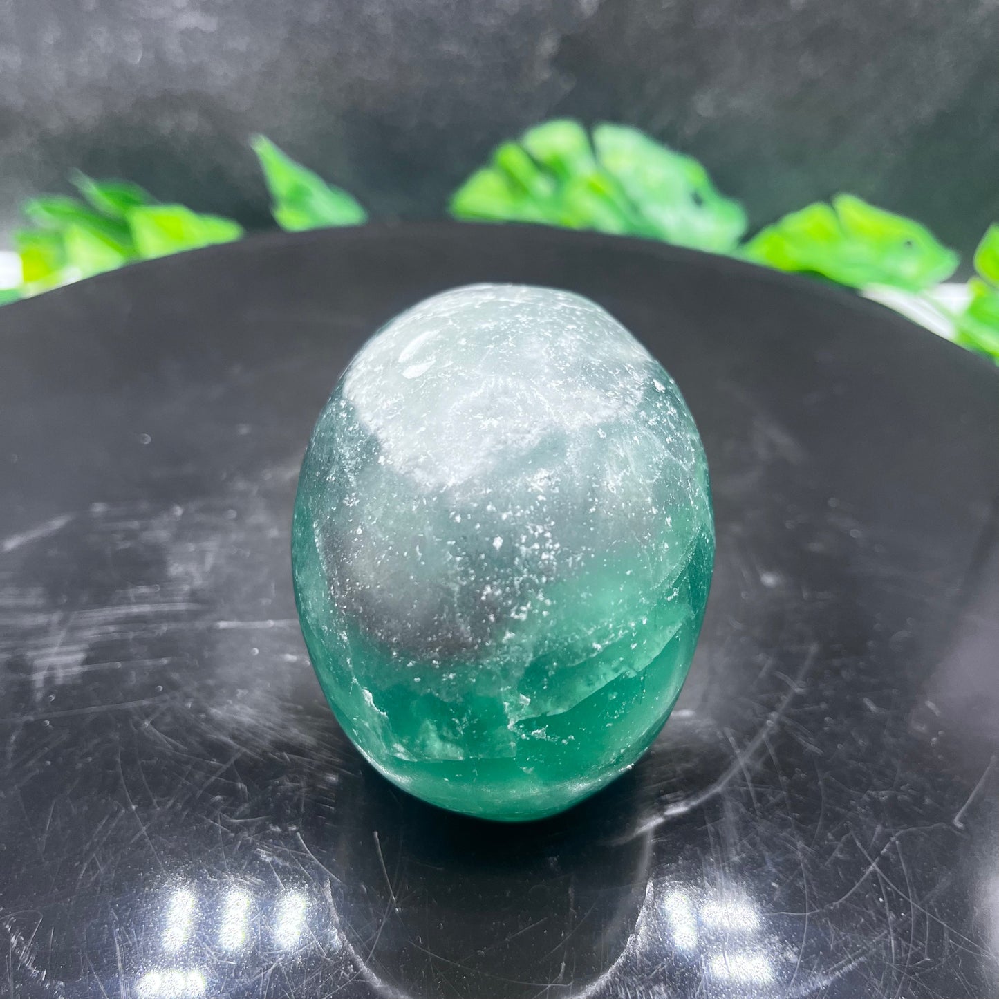 Small Green Fluorite Skull
