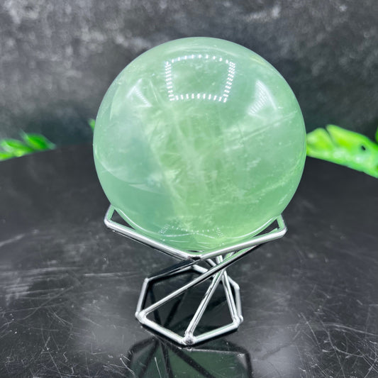 Green Fluorite Sphere