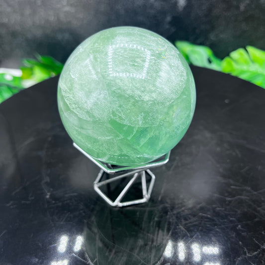 Green Fluorite Sphere