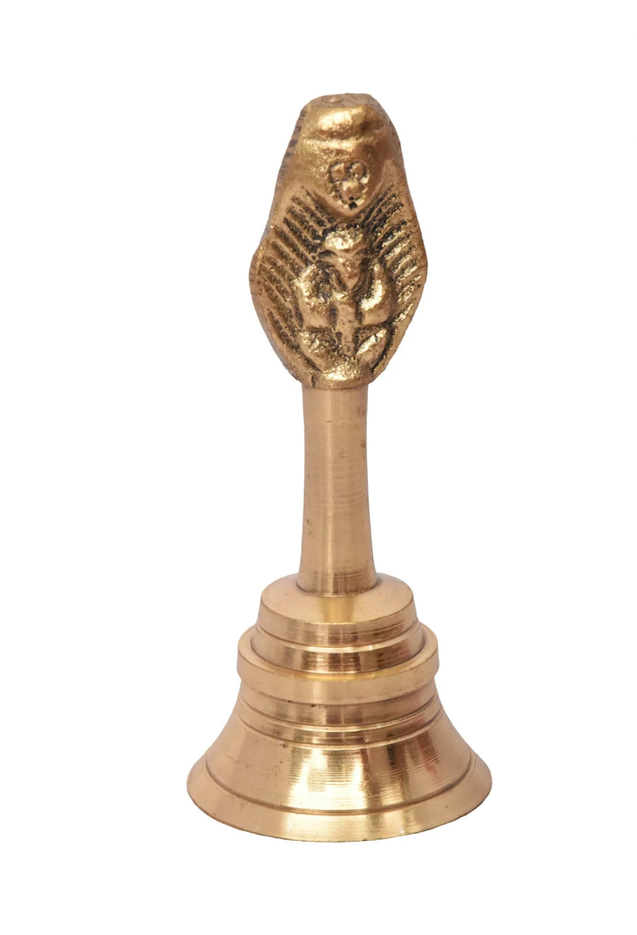 Brass Thali Oil Diya and Bell Set