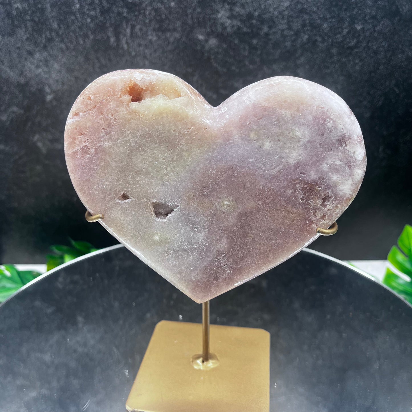 Pink Amethyst Heart