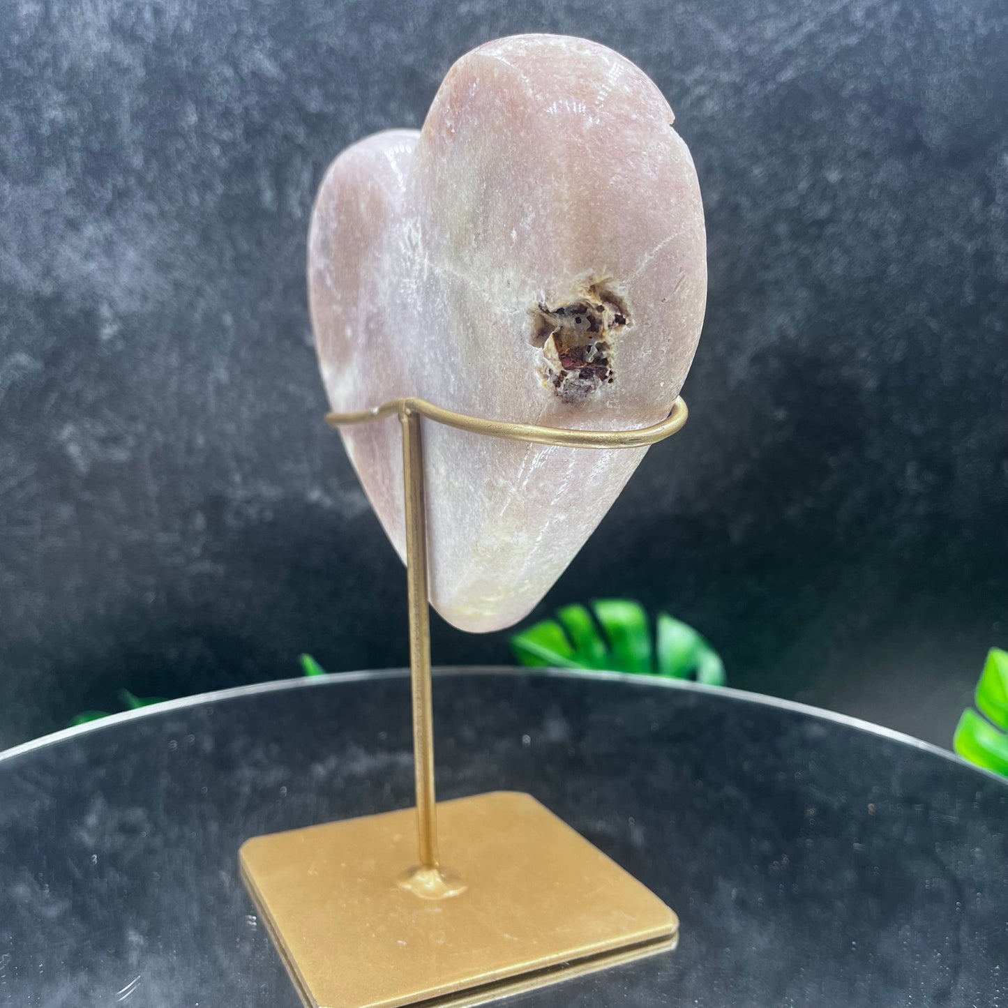 Pink Amethyst Heart