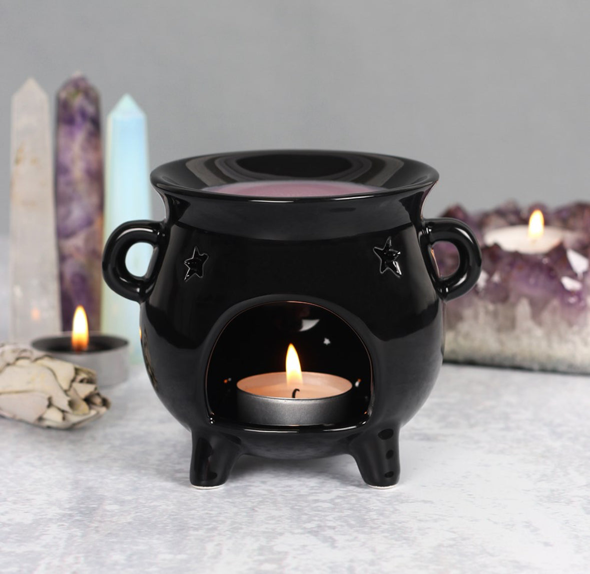 Black Cauldron Oil Burner
