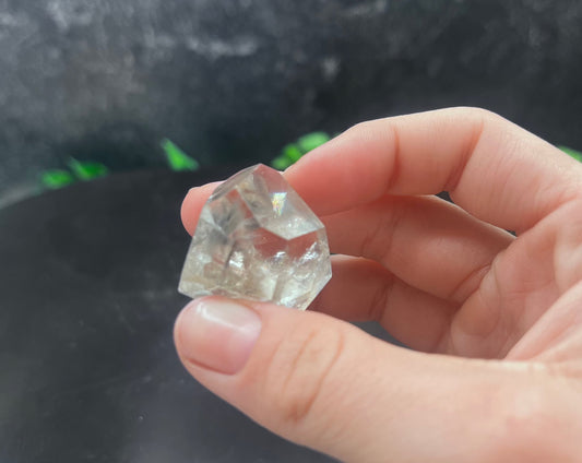 Silver Rutile in Quartz Specimen