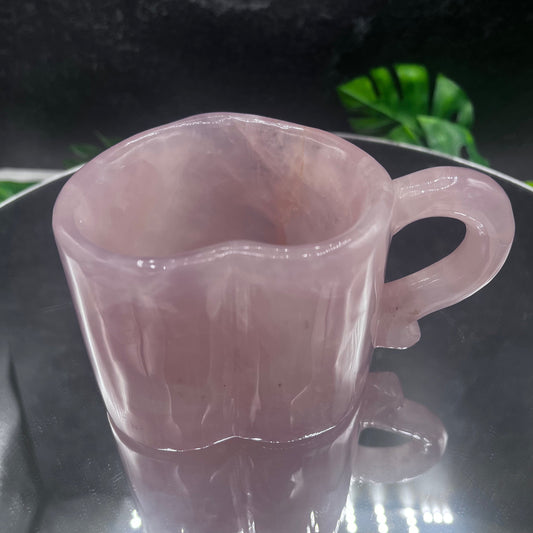 Rose Quartz Heart Cup