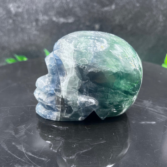 Funky Fluorite Skull