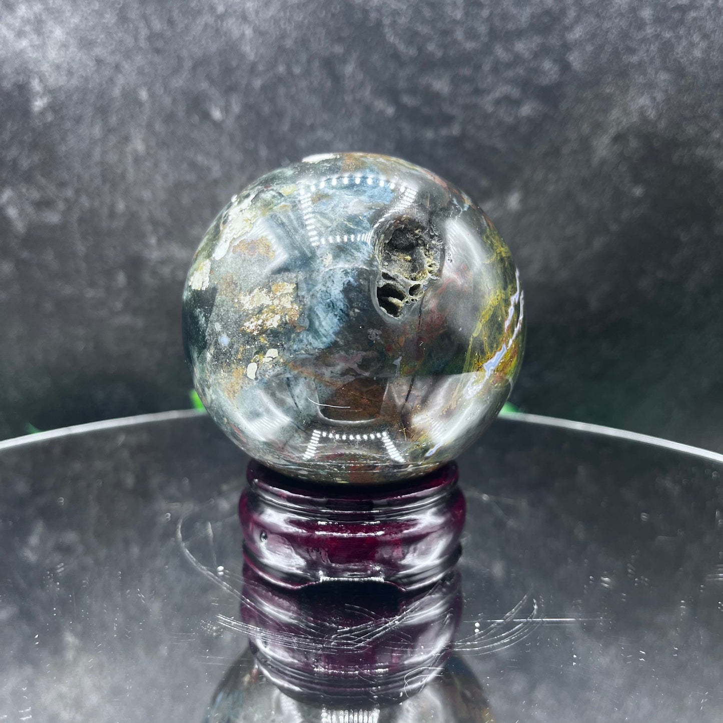 Moss Agate Sphere