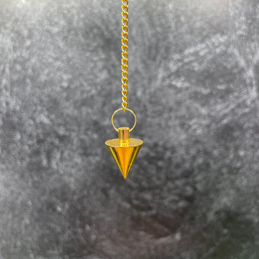 Conical Gold Pendulum