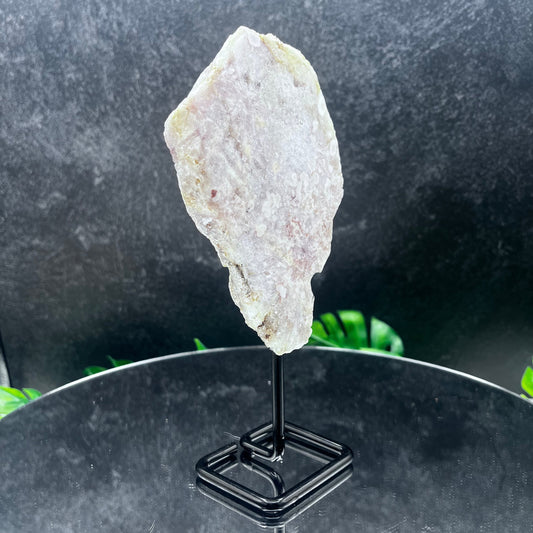 Pink Amethyst on Stand