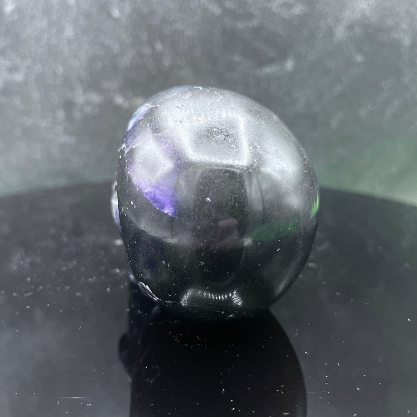 Purple Fluorite Skull