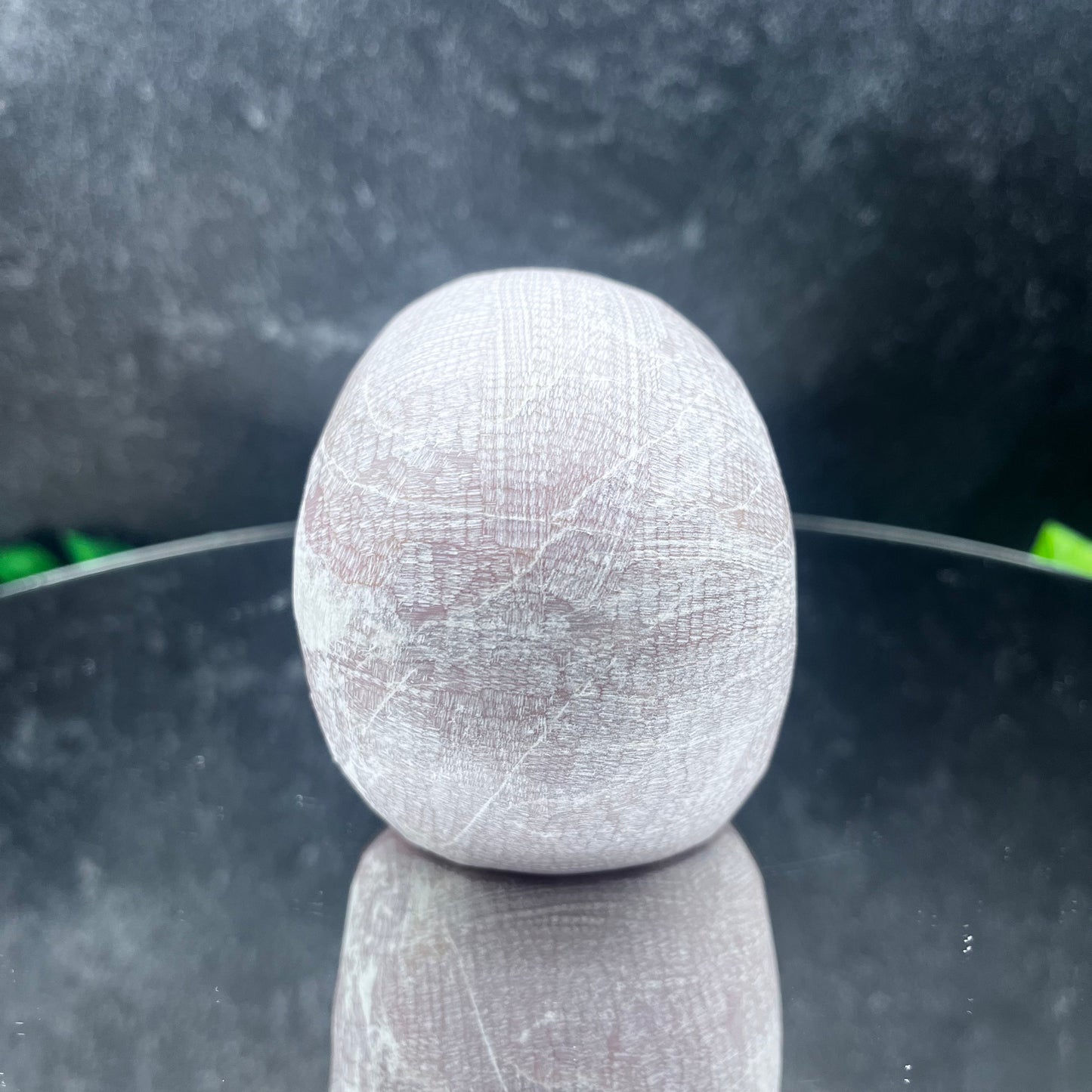 Pink Opal Skull