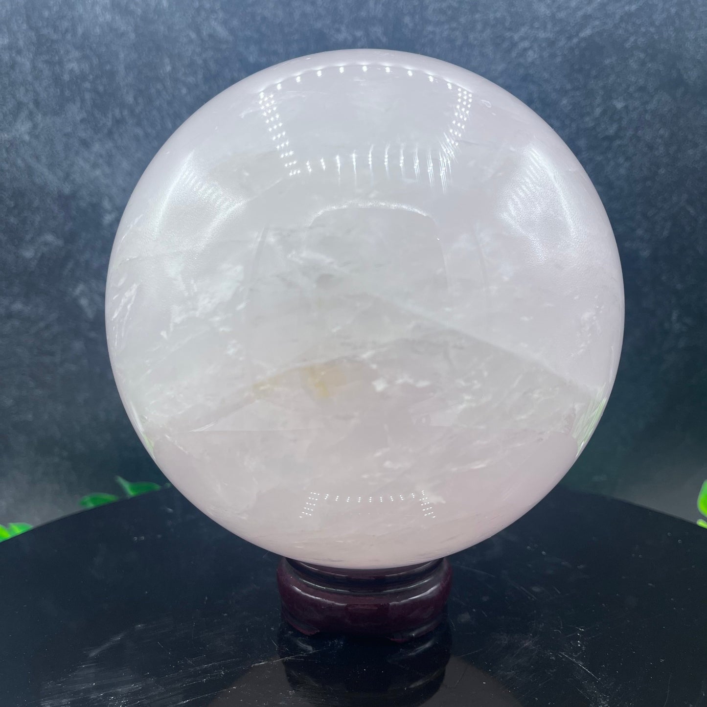 Large Light Rose Quartz Sphere
