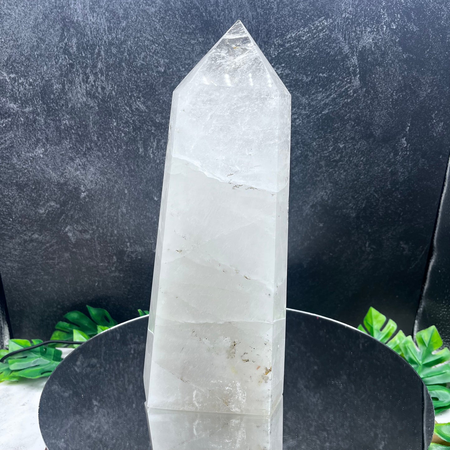 Large Clear Quartz Tower