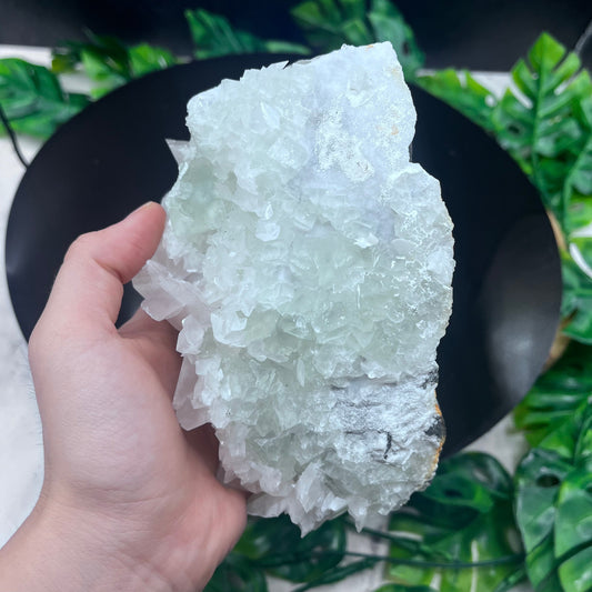 Fluorite in Bladed Calcite