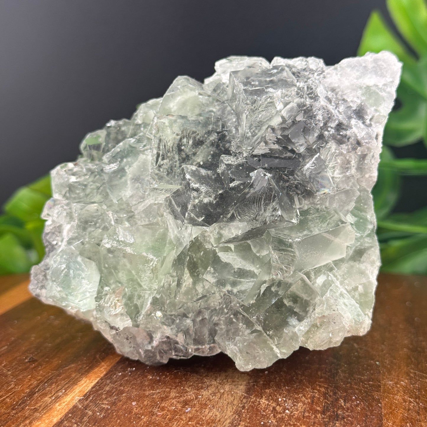 Chunky Glassy Green Fluorite Specimen