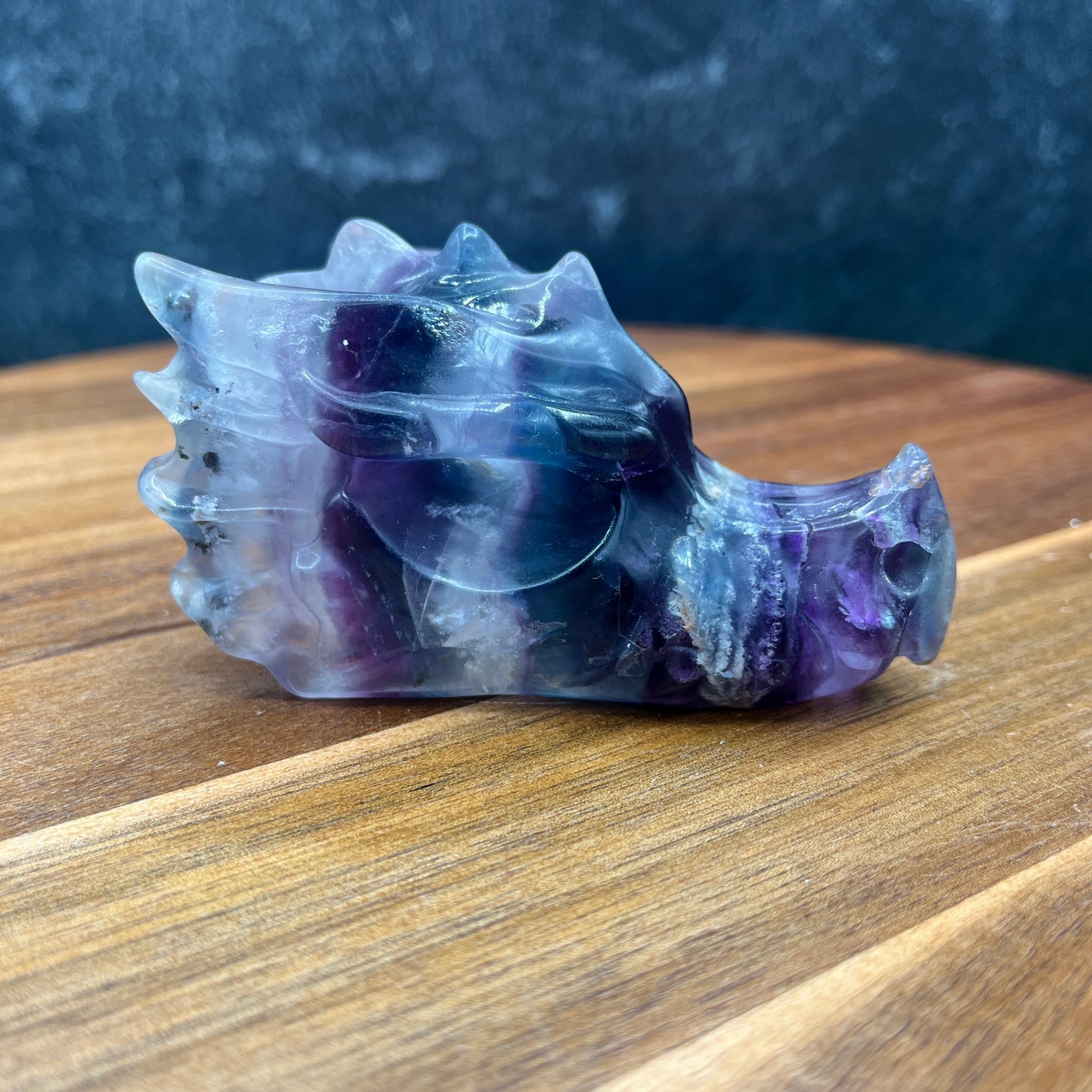 Rainbow Fluorite Dragon