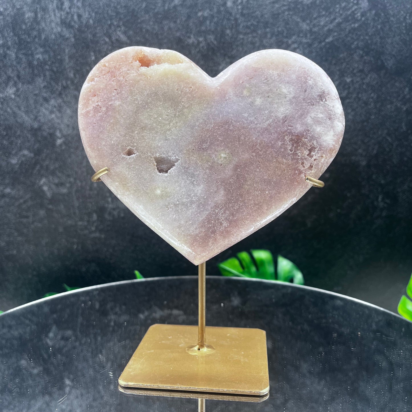 Pink Amethyst Heart