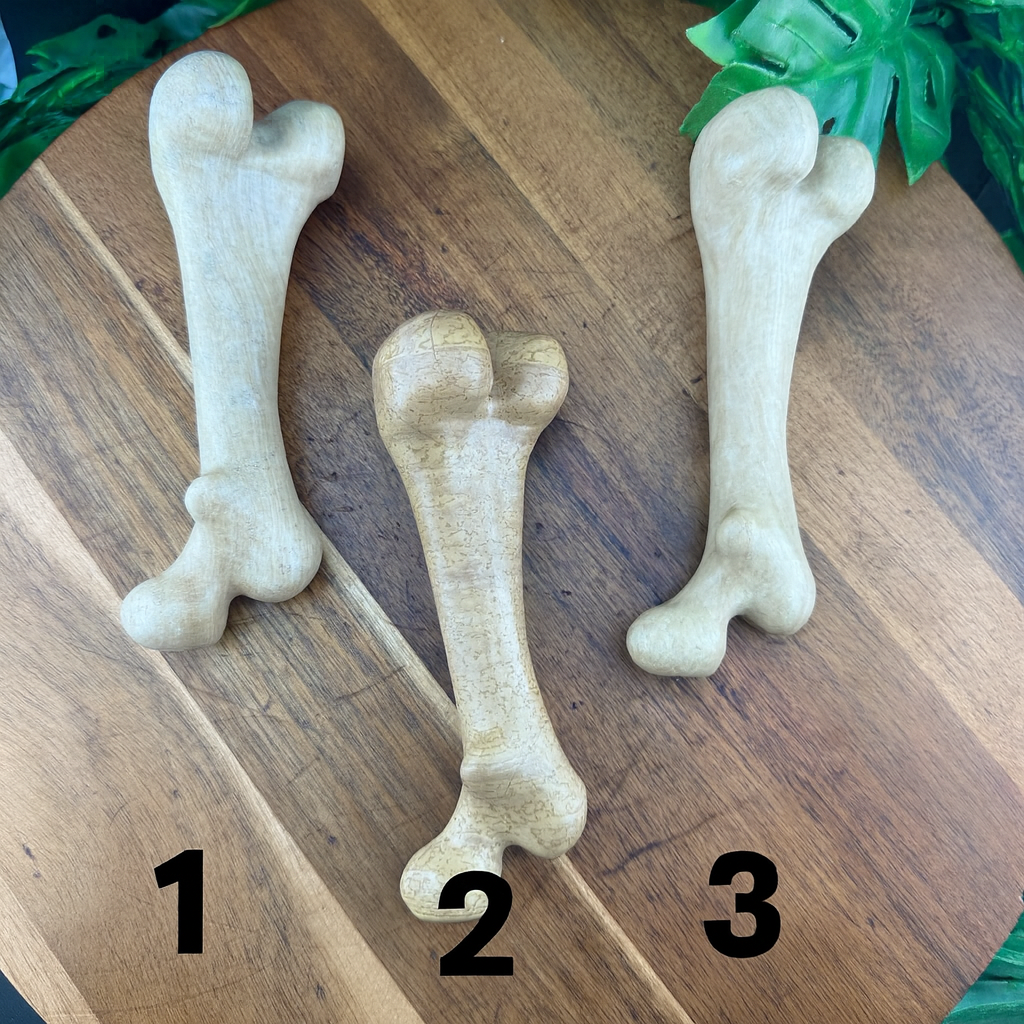 Brown Granite Bone Carving
