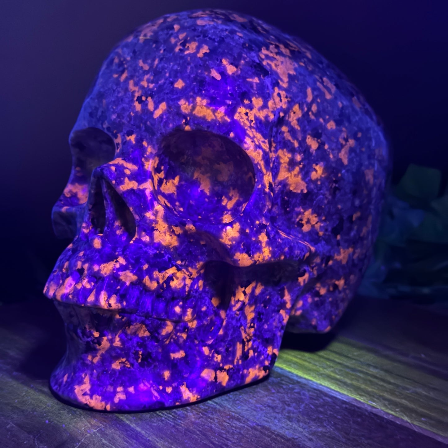 XL 7 inch Yooperlite Skull