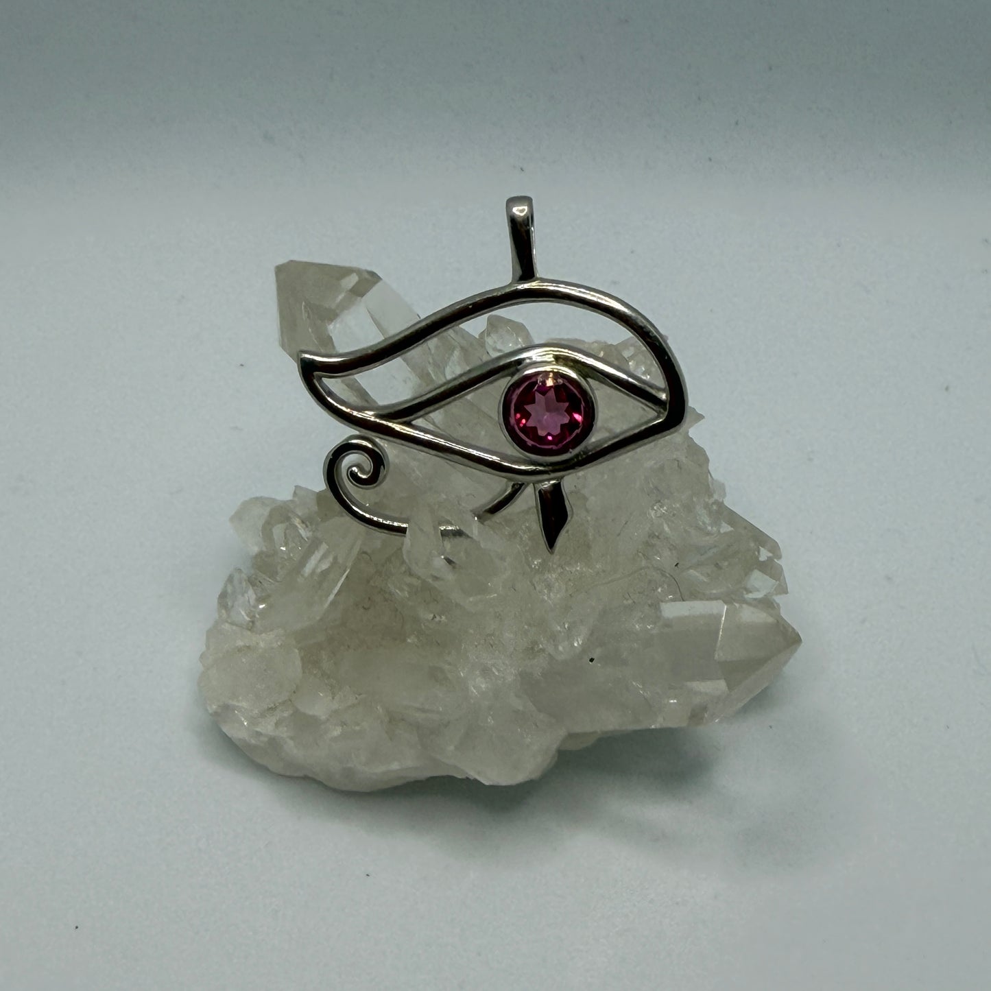 Pink Topaz Eye of Ra