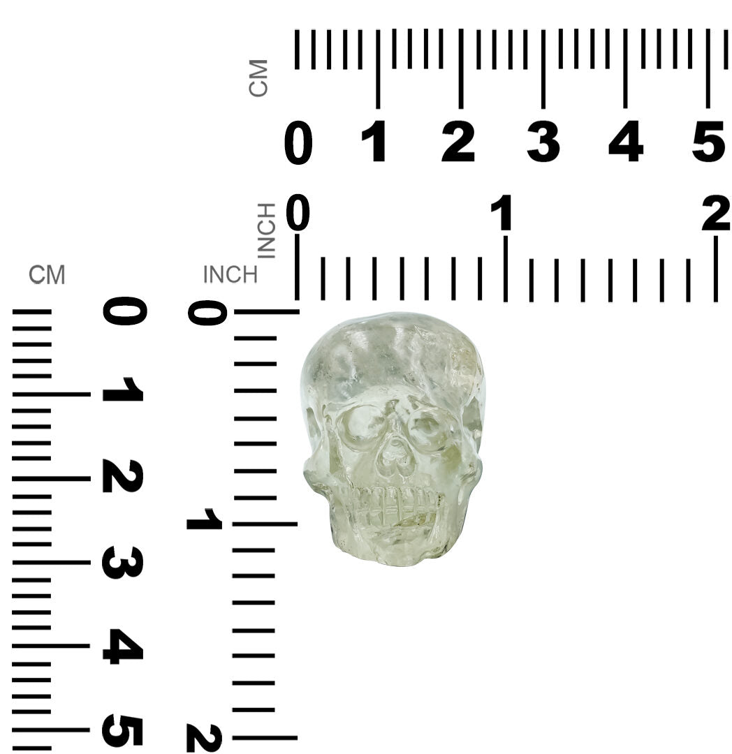 Starborn Hand Carved Aquamarine Skull 220 cts - 1 Piece