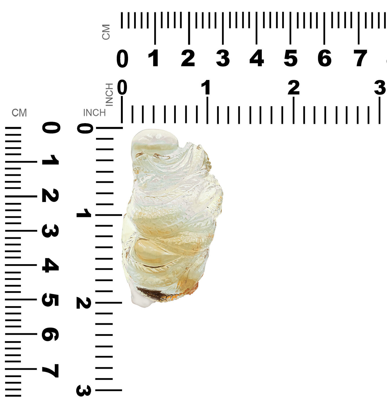 Starborn Hand Carved Citrine Dragon 136.5 cts - 1 Piece