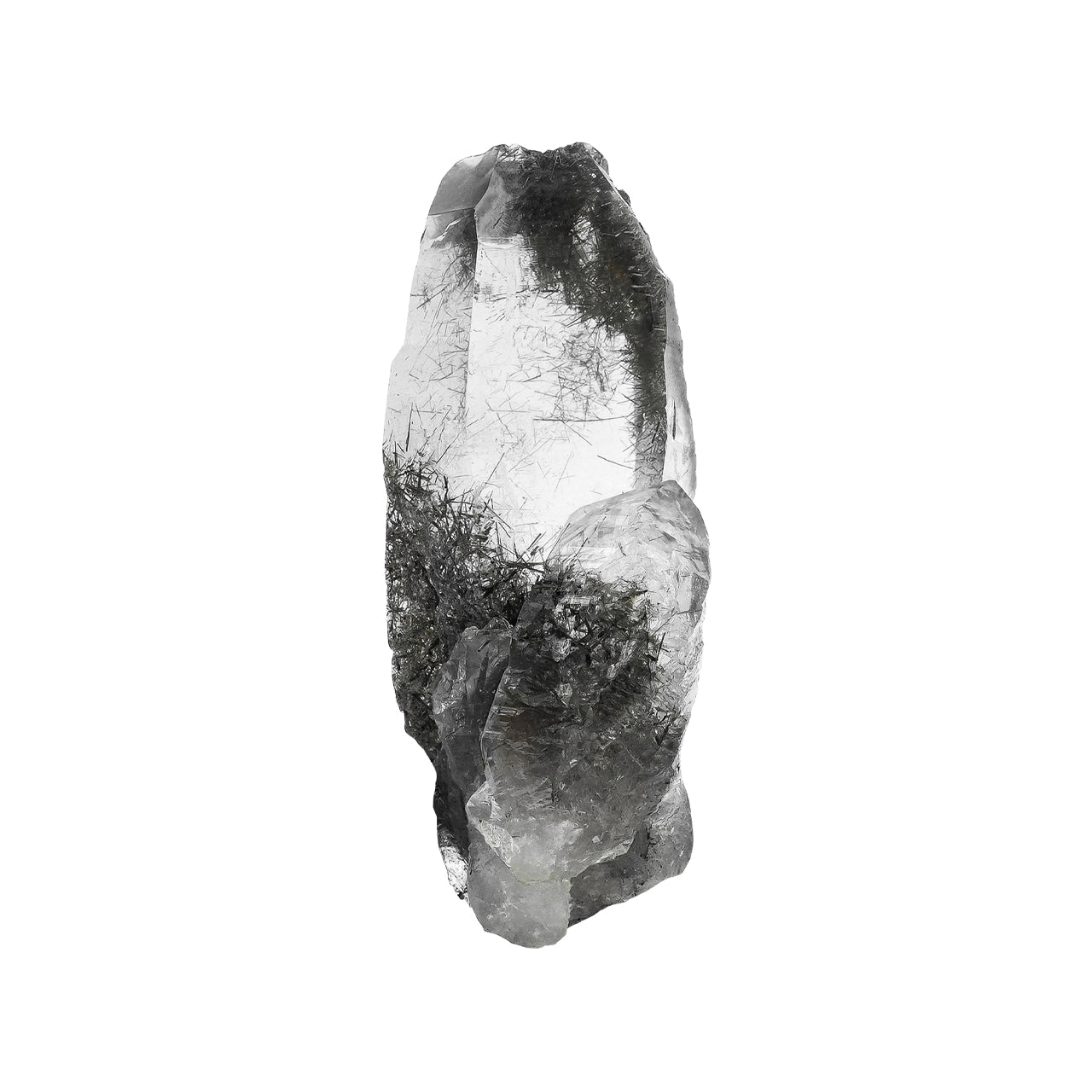 Starborn Clear Quartz Crystal with Black Rutile Collector's Specimen 30.3g - 1 piece